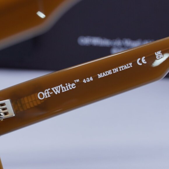 Off-White OERJ059 STYLE 59 7400 Square Eyeglasses 52mm – Mud - Picture 9 of 10
